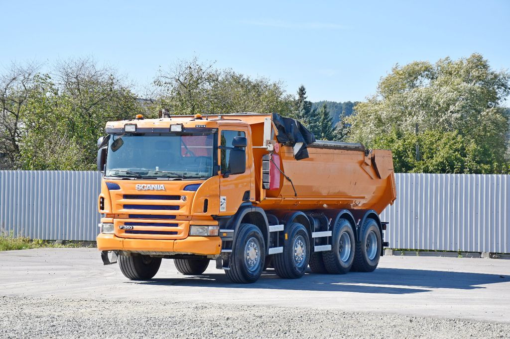Scania P360 Kipper * 8x4 * TOPZUSTAND ! - Самосвал камион: снимка 1 Scania P360 Kipper * 8x4 * TOPZUSTAND ! - Самосвал камион: снимка 1