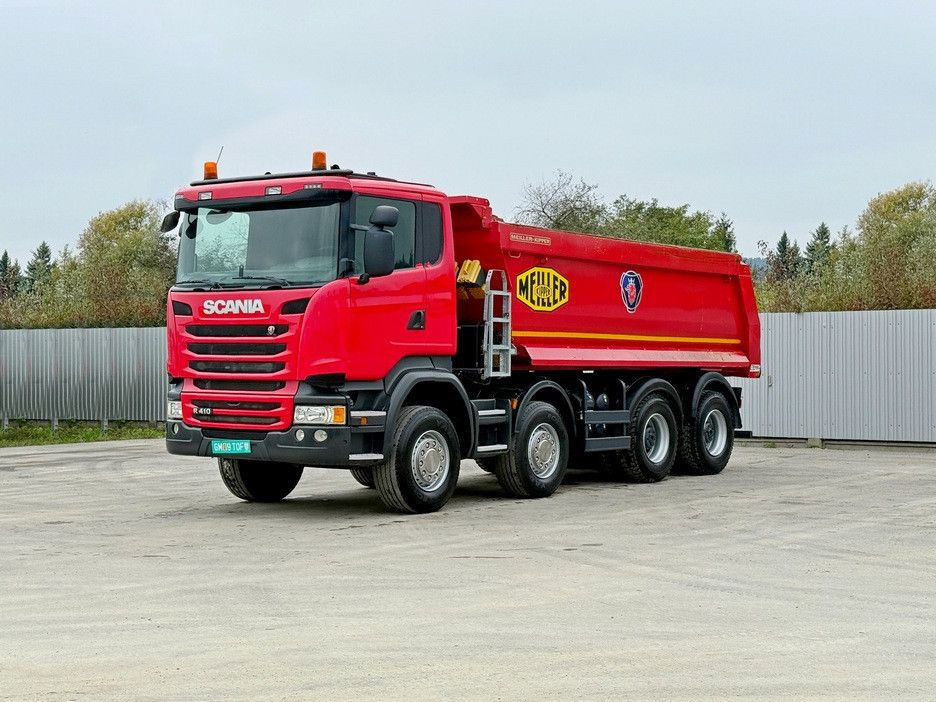 Scania R 410 * Kipper * TOPZUSTAND / 8x4 - Самосвал камион: снимка 1 Scania R 410 * Kipper * TOPZUSTAND / 8x4 - Самосвал камион: снимка 1