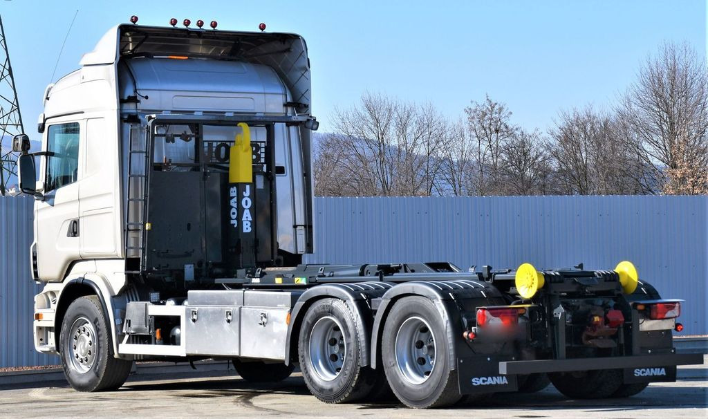 Мултилифт с кука камион Scania R 480 Abrollkipper * 6x4 * Top Zustand !: снимка 7