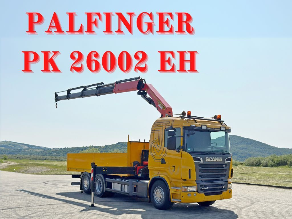 Scania R 500 * PK 26002 EH + FUNK * TOPZUSTAND - Камион с кран: снимка 1 Scania R 500 * PK 26002 EH + FUNK * TOPZUSTAND - Камион с кран: снимка 1