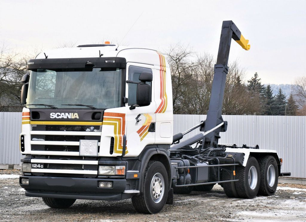 Scania R124 470 Abrollkipper *6x2* Top Zustand ! - Мултилифт с кука камион: снимка 2 Scania R124 470 Abrollkipper *6x2* Top Zustand ! - Мултилифт с кука камион: снимка 2