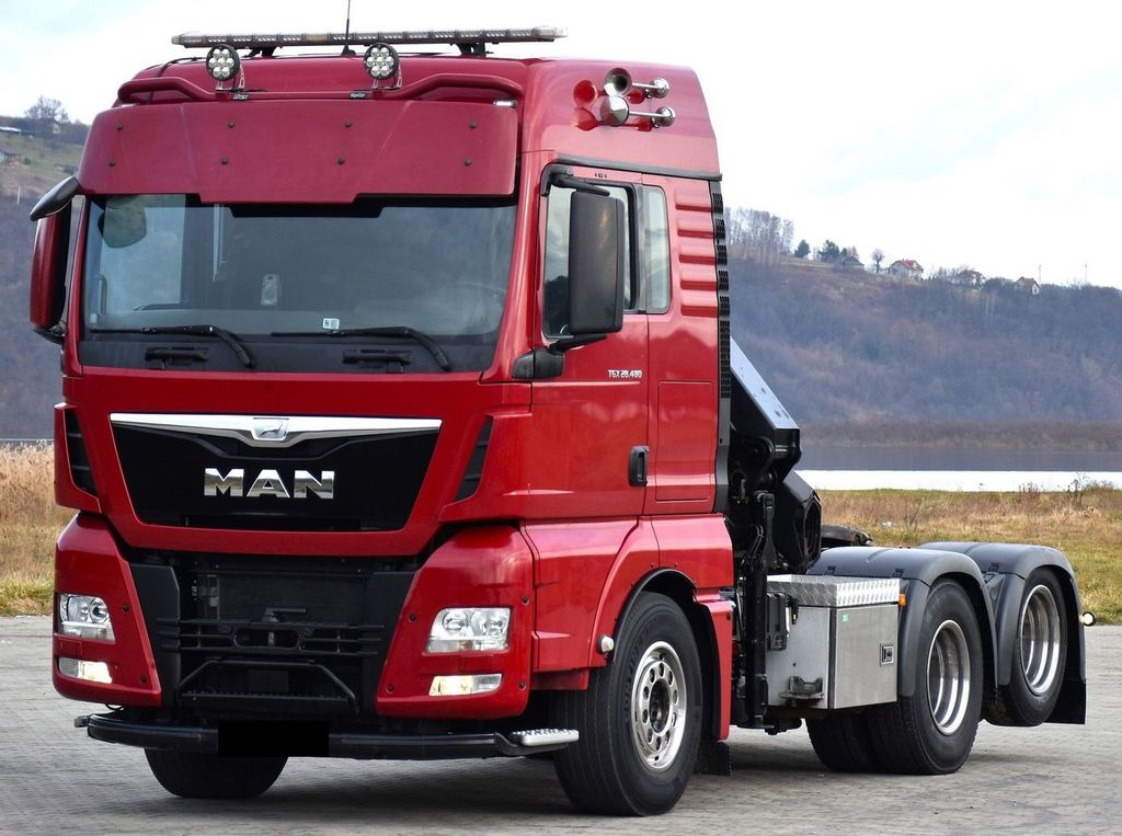 MAN TGX 28.480 Sattelzugmaschine + HMF 2120 K5/FUNK - Влекач: снимка 4 MAN TGX 28.480 Sattelzugmaschine + HMF 2120 K5/FUNK - Влекач: снимка 4