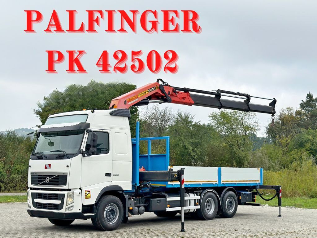 Volvo FH 500 * PRITSCHE 6,05 m* PK 42502 + FUNK *TOP - Камион с кран: снимка 1 Volvo FH 500 * PRITSCHE 6,05 m* PK 42502 + FUNK *TOP - Камион с кран: снимка 1