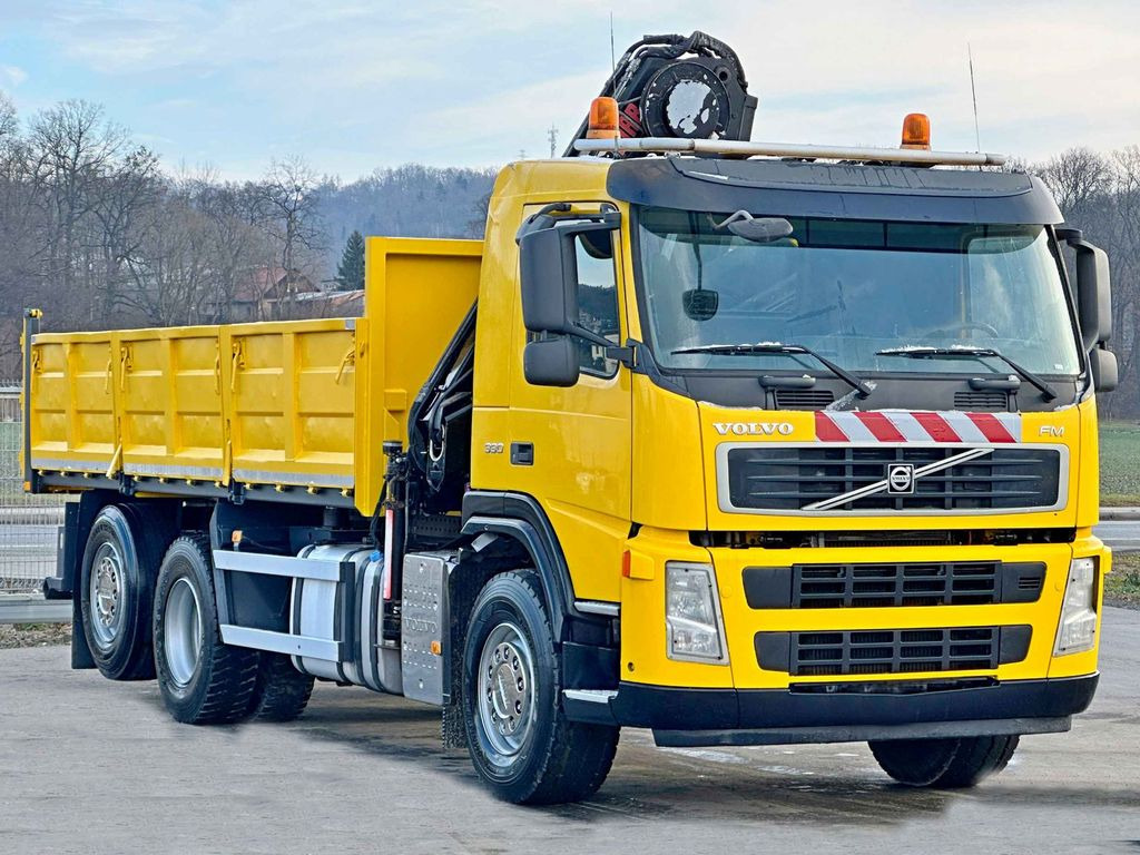 Volvo FM 330 Kipper 5,50m*HIAB 122 B -3 DUO*TOPZUSTAND - Камион с кран, Самосвал камион: снимка 4 Volvo FM 330 Kipper 5,50m*HIAB 122 B -3 DUO*TOPZUSTAND - Камион с кран, Самосвал камион: снимка 4