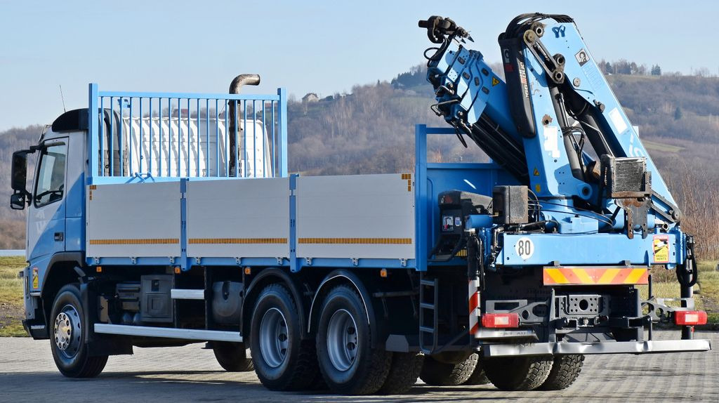 Самосвал камион, Камион с кран Volvo FM 410 * HIAB 166 E-4 HIDUO /FUNK *6x4: снимка 7