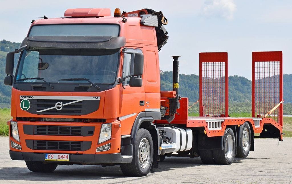 Volvo FM 410 * PK 26002 - EH D / FUNK* TOPZUSTAND - Камион с кран, Автовоз камион: снимка 4 Volvo FM 410 * PK 26002 - EH D / FUNK* TOPZUSTAND - Камион с кран, Автовоз камион: снимка 4