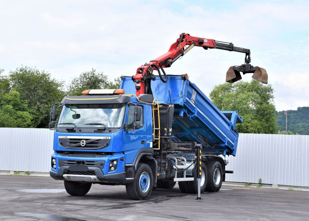 Volvo FMX 370 Kipper 4,90m *EPSILON Q150Z/FUNK*6x4 - Самосвал камион, Камион с кран: снимка 2 Volvo FMX 370 Kipper 4,90m *EPSILON Q150Z/FUNK*6x4 - Самосвал камион, Камион с кран: снимка 2