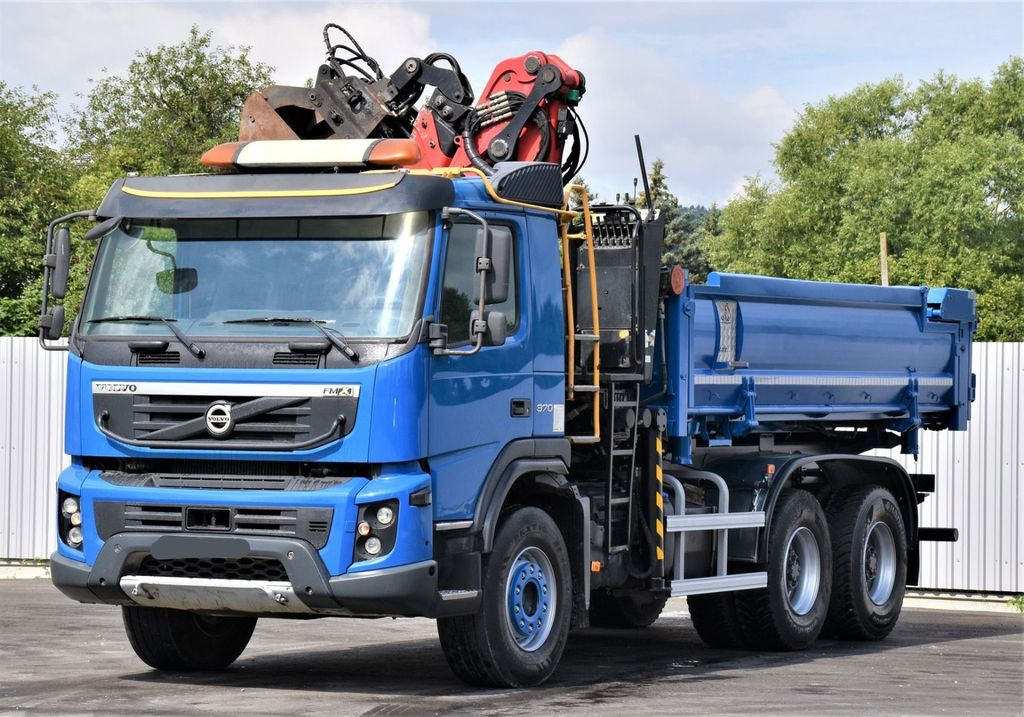 Volvo FMX 370 Kipper 4,90m *EPSILON Q150Z/FUNK*6x4 - Камион с кран, Самосвал камион: снимка 5 Volvo FMX 370 Kipper 4,90m *EPSILON Q150Z/FUNK*6x4 - Камион с кран, Самосвал камион: снимка 5