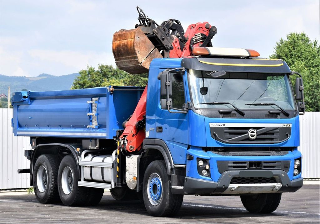 Volvo FMX 370 Kipper 4,90m *EPSILON Q150Z/FUNK*6x4 - Самосвал камион, Камион с кран: снимка 4 Volvo FMX 370 Kipper 4,90m *EPSILON Q150Z/FUNK*6x4 - Самосвал камион, Камион с кран: снимка 4