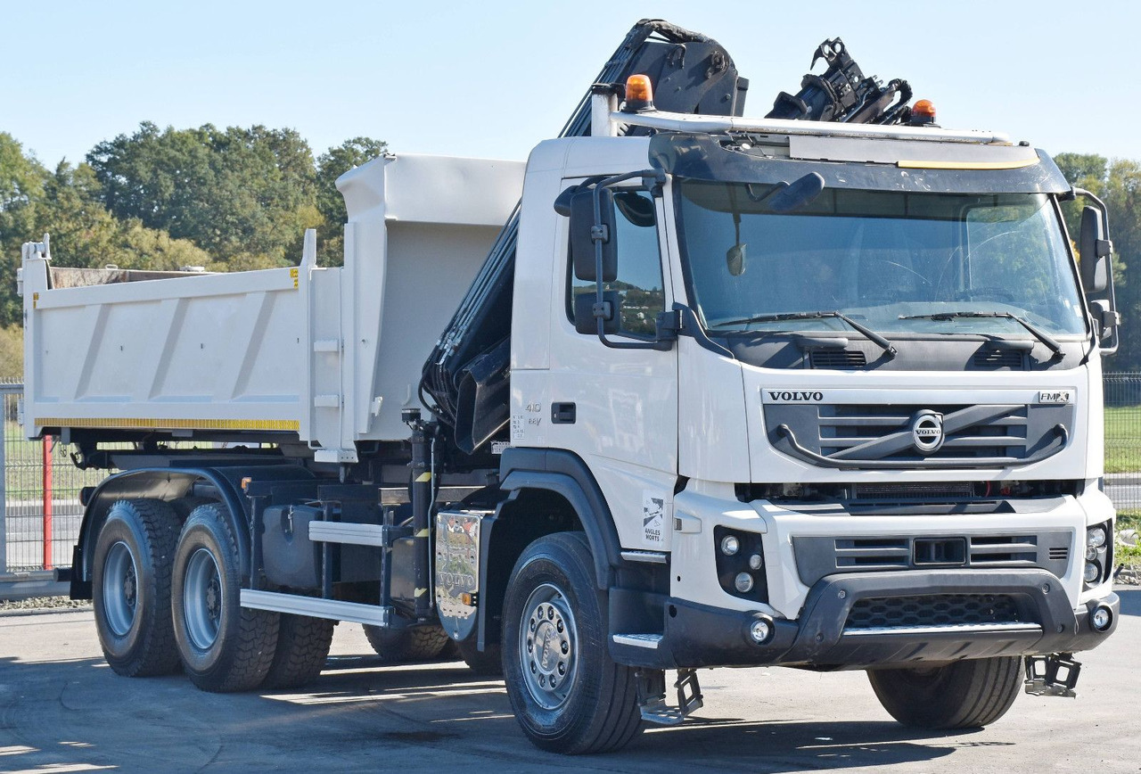 Volvo FMX 410 Kipper 5,20m*HIAB 122 D-4 HIDUO/FUNK*6x4 - Самосвал камион: снимка 4 Volvo FMX 410 Kipper 5,20m*HIAB 122 D-4 HIDUO/FUNK*6x4 - Самосвал камион: снимка 4