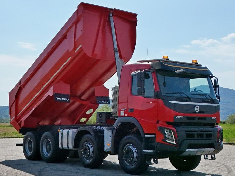 Volvo FMX 420 Kipper * TOPZUSTAND / 8x4 ! - Самосвал камион: снимка 4 Volvo FMX 420 Kipper * TOPZUSTAND / 8x4 ! - Самосвал камион: снимка 4