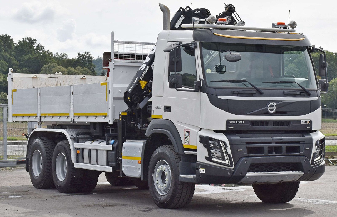 Volvo FMX 460 Kipper 5,40m *ATLAS 172.3E/FUNK *6x4 - Камион с кран: снимка 3 Volvo FMX 460 Kipper 5,40m *ATLAS 172.3E/FUNK *6x4 - Камион с кран: снимка 3