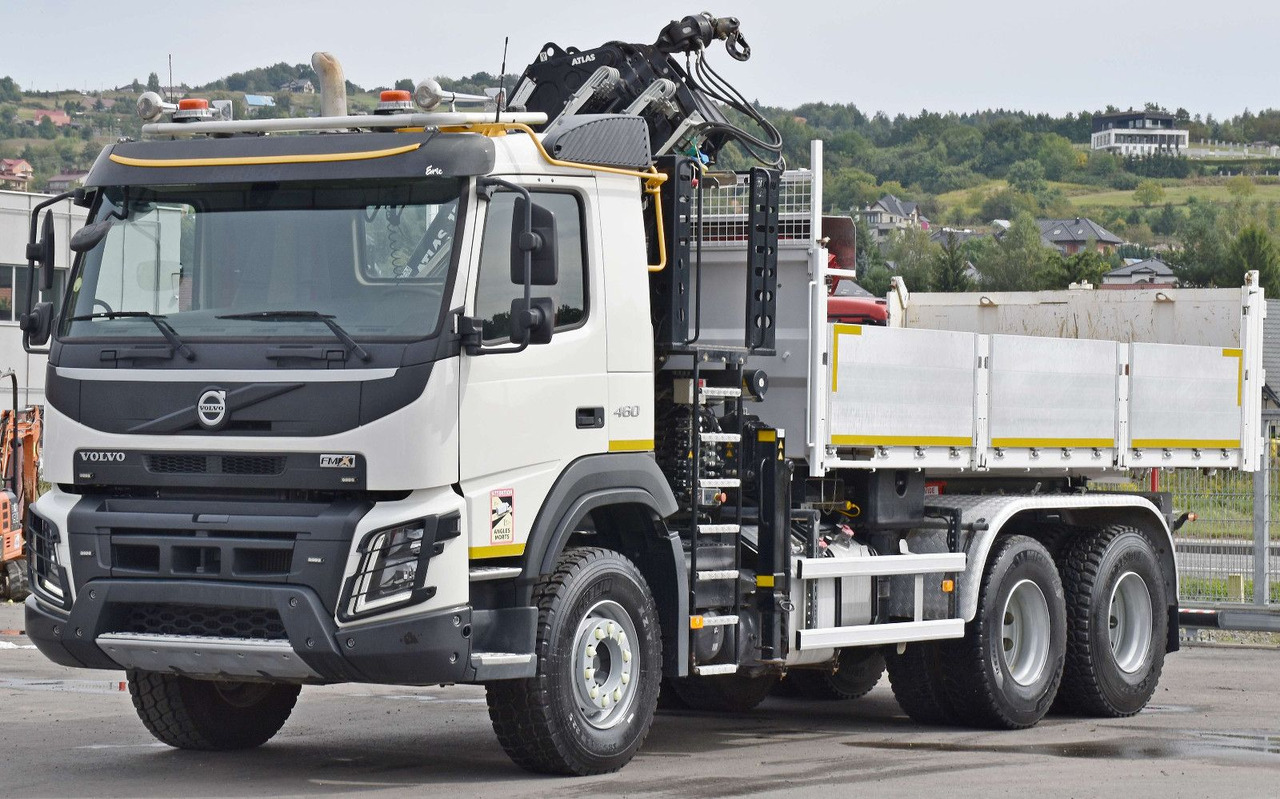 Volvo FMX 460 Kipper 5,40m *ATLAS 172.3E/FUNK *6x4 - Камион с кран: снимка 4 Volvo FMX 460 Kipper 5,40m *ATLAS 172.3E/FUNK *6x4 - Камион с кран: снимка 4