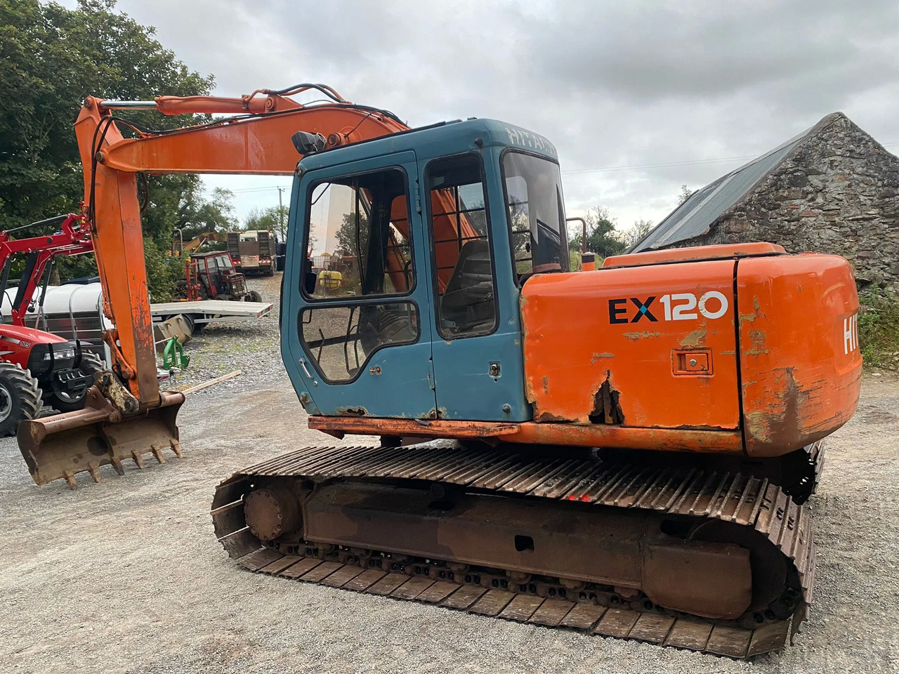 Верижен багер EX Hitachi 120-3: снимка 7