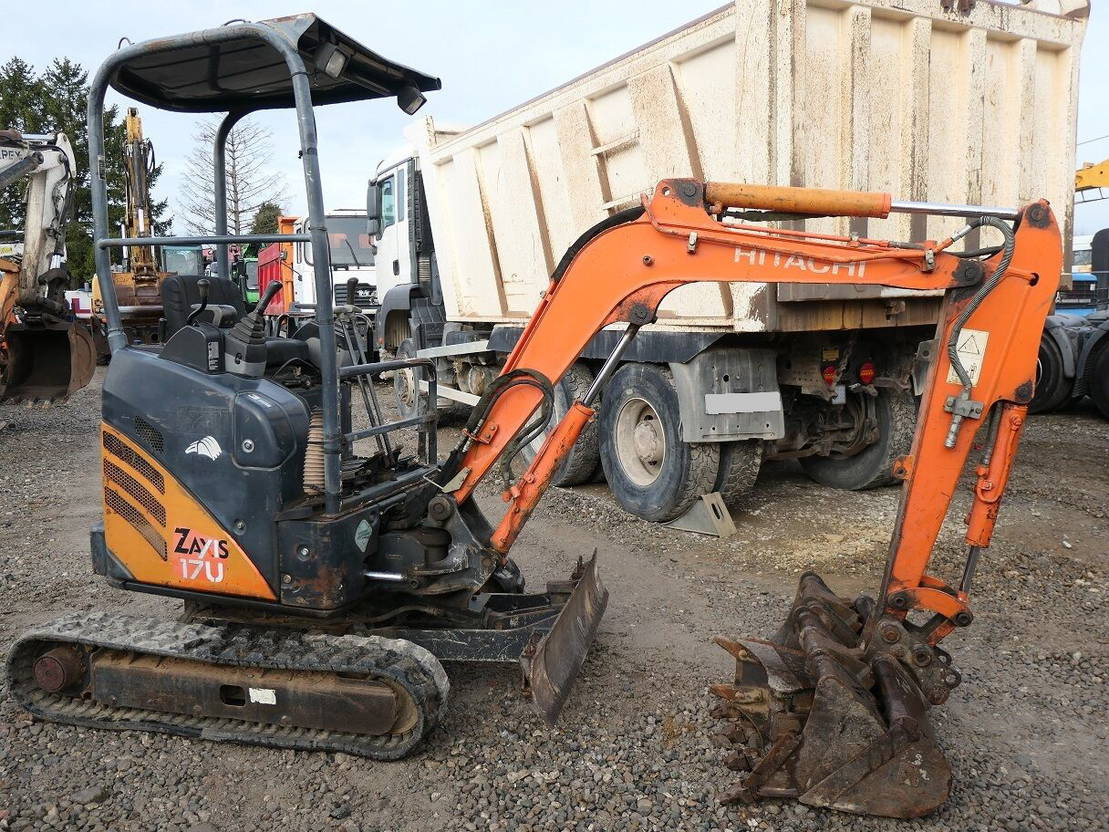 Hitachi ZX17 U-2 - Мини багер: снимка 1 Hitachi ZX17 U-2 - Мини багер: снимка 1