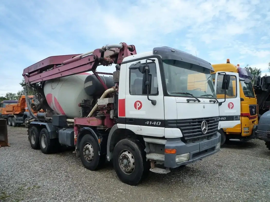 Mercedes-Benz Actros 4141 - Миксер-помпа: снимка 1 Mercedes-Benz Actros 4141 - Миксер-помпа: снимка 1