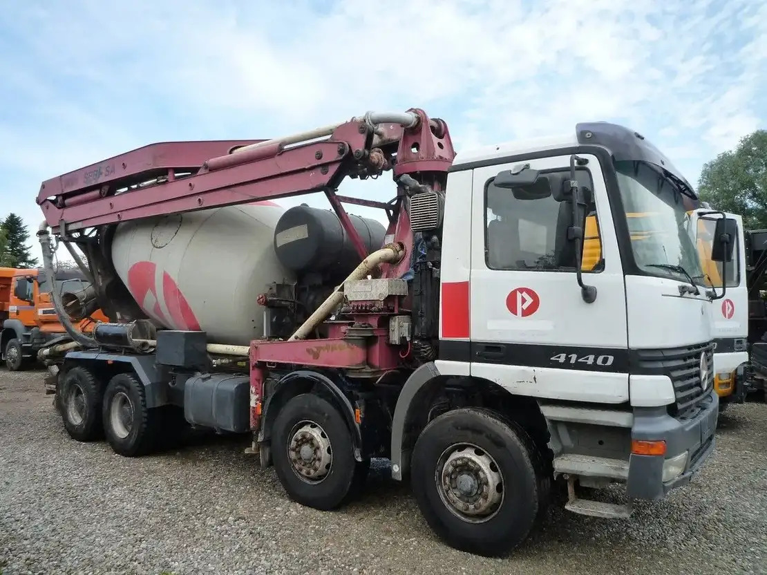 Mercedes-Benz Actros 4141 - Миксер-помпа: снимка 3 Mercedes-Benz Actros 4141 - Миксер-помпа: снимка 3