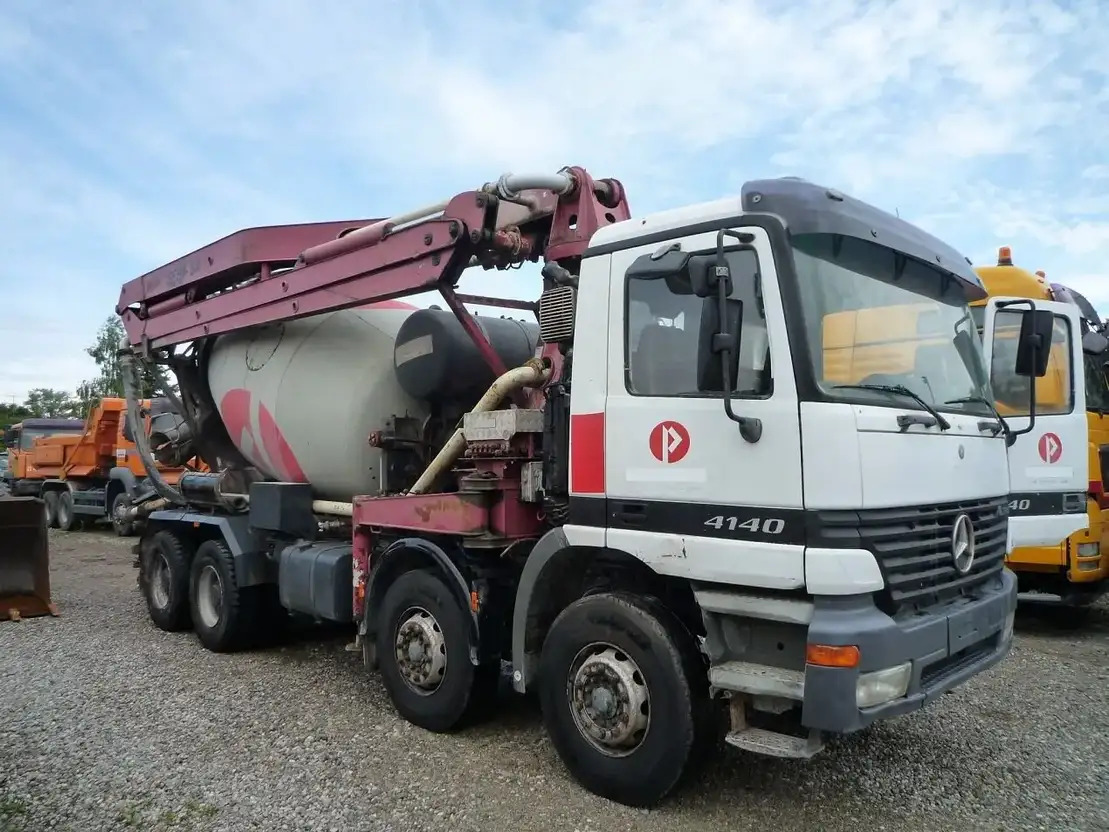 Mercedes-Benz Actros 4141 - Миксер-помпа: снимка 2 Mercedes-Benz Actros 4141 - Миксер-помпа: снимка 2