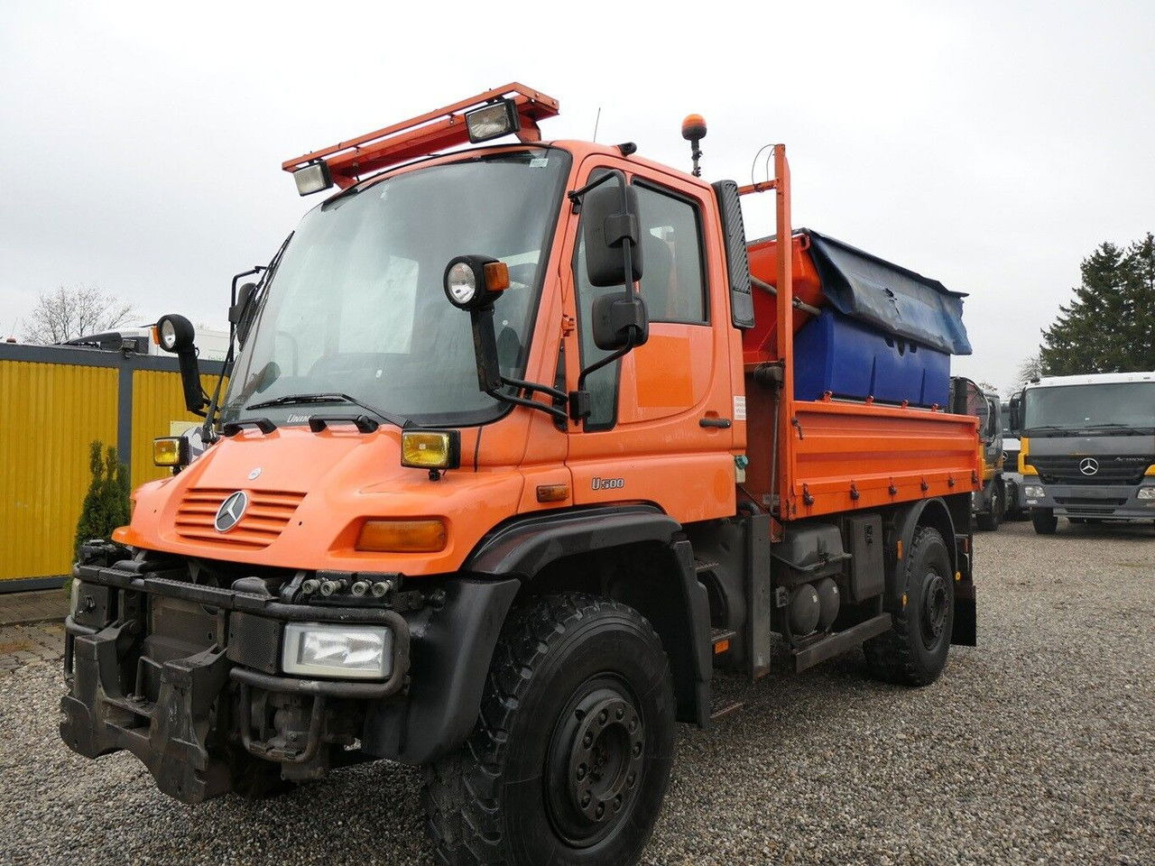 Mercedes-Benz Unimog U500 - Снегорин: снимка 1 Mercedes-Benz Unimog U500 - Снегорин: снимка 1