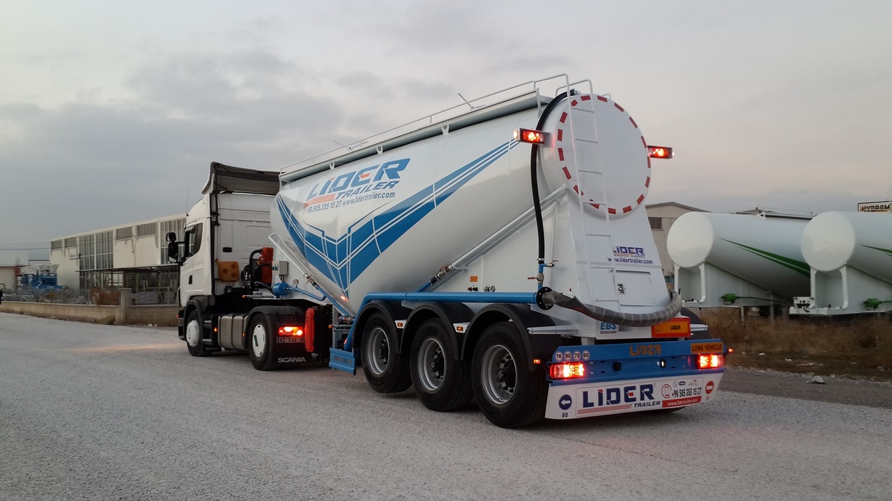 Нови Полуремарке цистерна За превоз на цимент LIDER 2022 MODEL NEW CEMENT TANKER: снимка 12