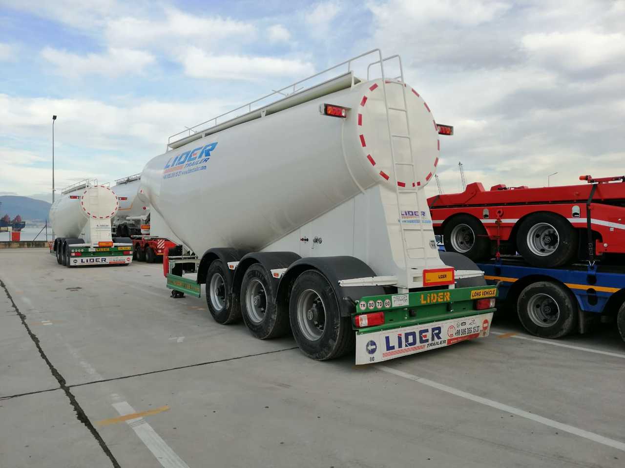 Нови Полуремарке цистерна За превоз на цимент LIDER 2022 MODEL NEW CEMENT TANKER: снимка 16