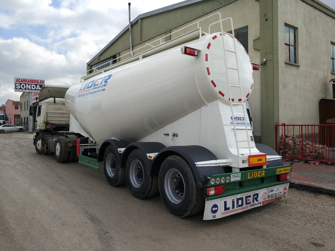 Нови Полуремарке цистерна За превоз на цимент LIDER 2022 MODEL NEW CEMENT TANKER: снимка 14