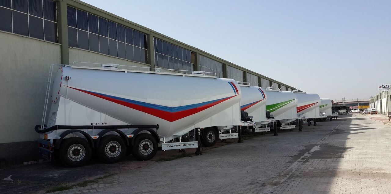 Нови Полуремарке цистерна За превоз на цимент LIDER 2024 NEW 80 TONS CAPACITY FROM MANUFACTURER READY IN STOCK: снимка 12
