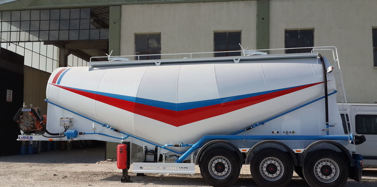 Нови Полуремарке цистерна За превоз на цимент LIDER 2024 NEW 80 TONS CAPACITY FROM MANUFACTURER READY IN STOCK: снимка 8