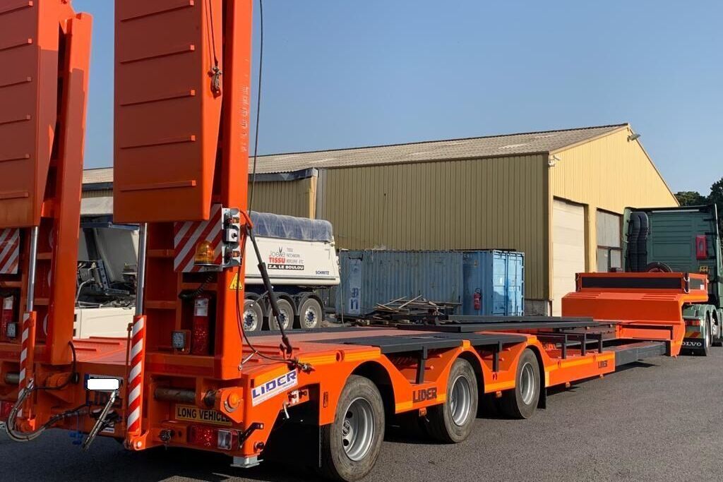 LIDER 2025 YEAR NEW LOWBED TRAILER FOR SALE (MANUFACTURER COMPANY) - Нискорамна площадка полуремарке: снимка 1 LIDER 2025 YEAR NEW LOWBED TRAILER FOR SALE (MANUFACTURER COMPANY) - Нискорамна площадка полуремарке: снимка 1