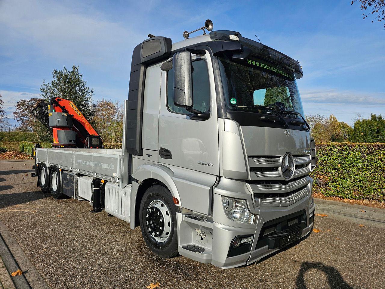 Mercedes Benz Actros 2645 6x4 - Бордови камион, Камион с кран: снимка 5 Mercedes Benz Actros 2645 6x4 - Бордови камион, Камион с кран: снимка 5