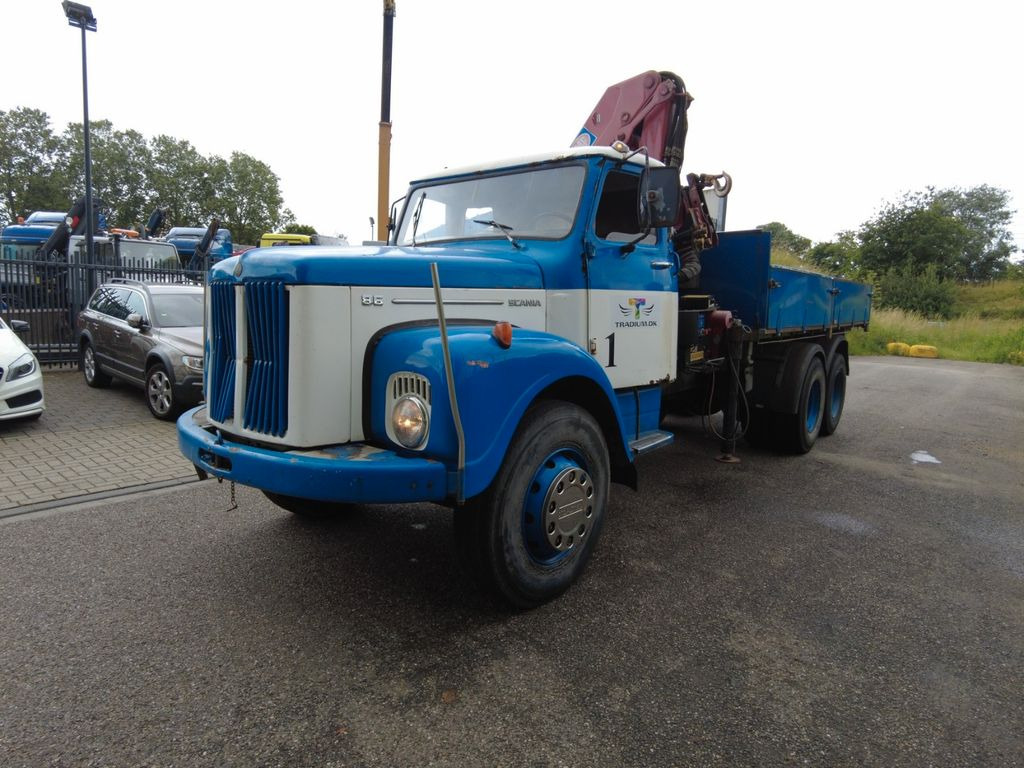 Scania 86 6x2 - Камион с кран, Бордови камион: снимка 3 Scania 86 6x2 - Камион с кран, Бордови камион: снимка 3