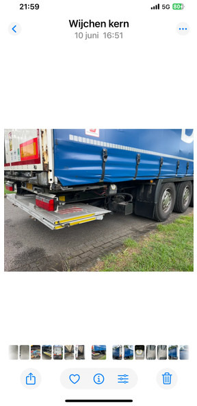 Kässbohrer Trailer heeft nu laadklep 2000 KG - Брезентово полуремарке: снимка 3 Kässbohrer Trailer heeft nu laadklep 2000 KG - Брезентово полуремарке: снимка 3