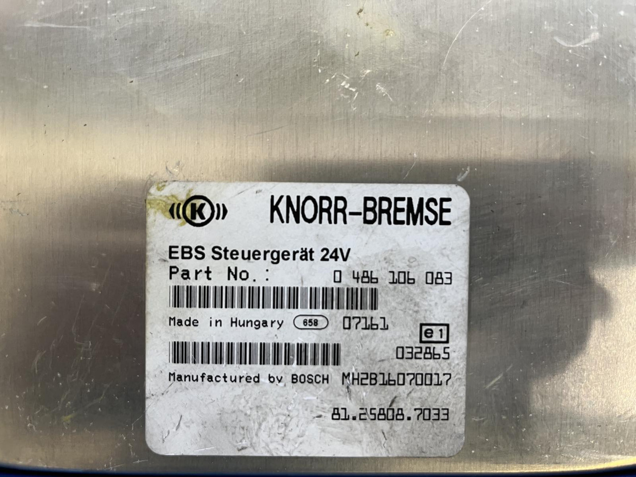 EBS ELECTRONICS BRAKE MAN TGA-TGX - Блок за управление за Камион: снимка 3 EBS ELECTRONICS BRAKE MAN TGA-TGX - Блок за управление за Камион: снимка 3