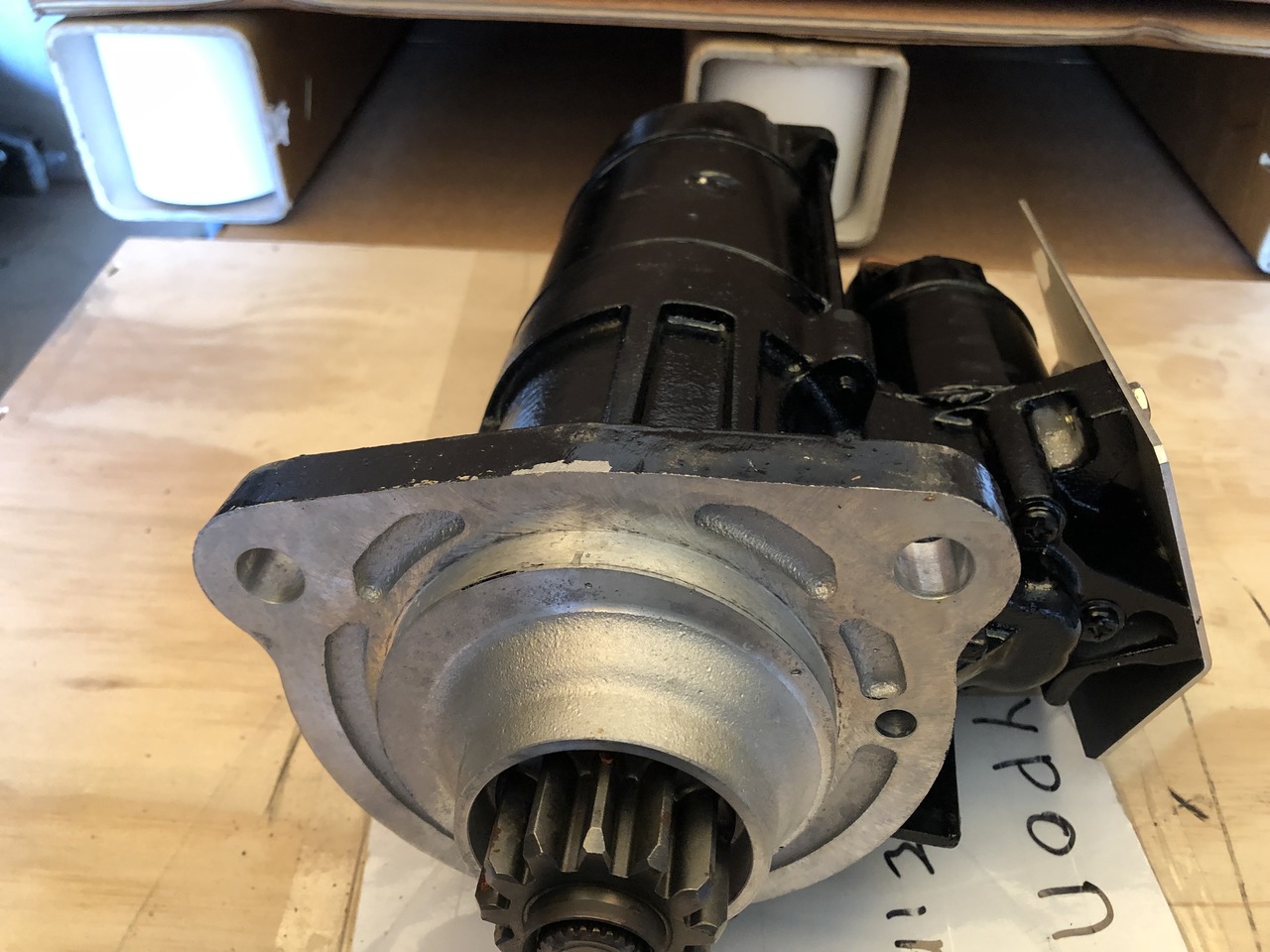 MAN STARTING MOTOR 24V MITSUBISHI - Стартер за Камион: снимка 3 MAN STARTING MOTOR 24V MITSUBISHI - Стартер за Камион: снимка 3
