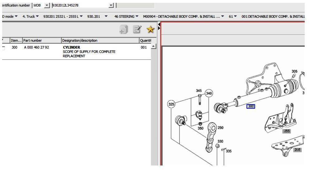 WORKING CYLINDER STEERING ACTROS MP2 RHD - Хидравлика за Камион: снимка 1 WORKING CYLINDER STEERING ACTROS MP2 RHD - Хидравлика за Камион: снимка 1