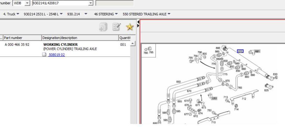 WORKING CYLINDER TRAILING AXLE ACTROS MP3 - Хидравличен цилиндър за Камион: снимка 3 WORKING CYLINDER TRAILING AXLE ACTROS MP3 - Хидравличен цилиндър за Камион: снимка 3