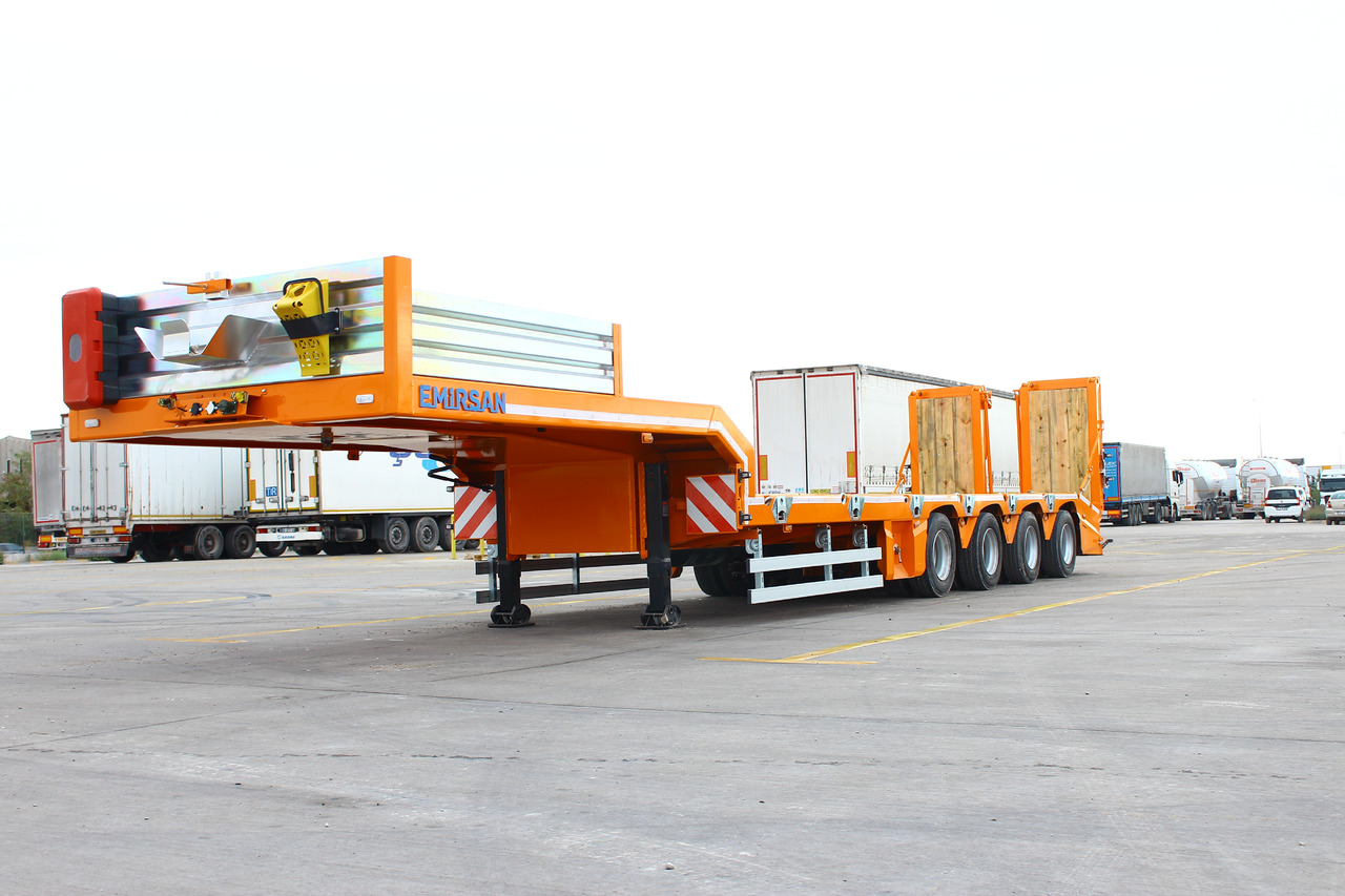 EMIRSAN 4 AXLE LOWBED SEMI TRAILER - Нискорамна площадка полуремарке: снимка 1 EMIRSAN 4 AXLE LOWBED SEMI TRAILER - Нискорамна площадка полуремарке: снимка 1