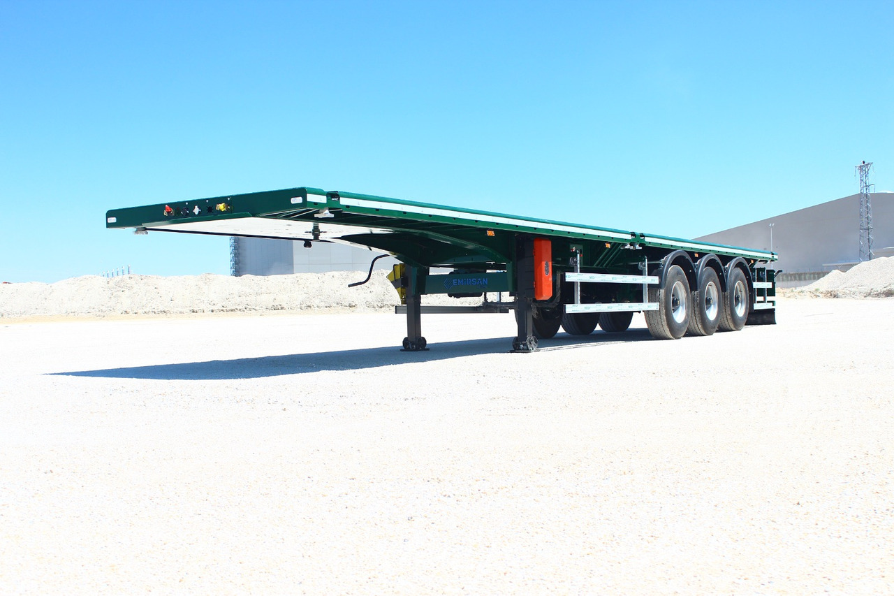 EMIRSAN Immediate Delivery From Stock 13.60 METER FLATBED - Бордово полуремарке/ Платформа: снимка 5 EMIRSAN Immediate Delivery From Stock 13.60 METER FLATBED - Бордово полуремарке/ Платформа: снимка 5