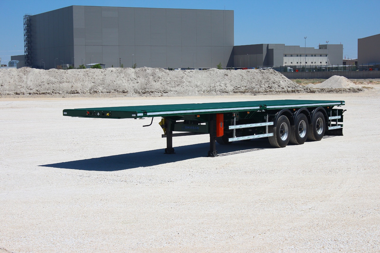 EMIRSAN Immediate Delivery From Stock 13.60 METER FLATBED - Бордово полуремарке/ Платформа: снимка 1 EMIRSAN Immediate Delivery From Stock 13.60 METER FLATBED - Бордово полуремарке/ Платформа: снимка 1