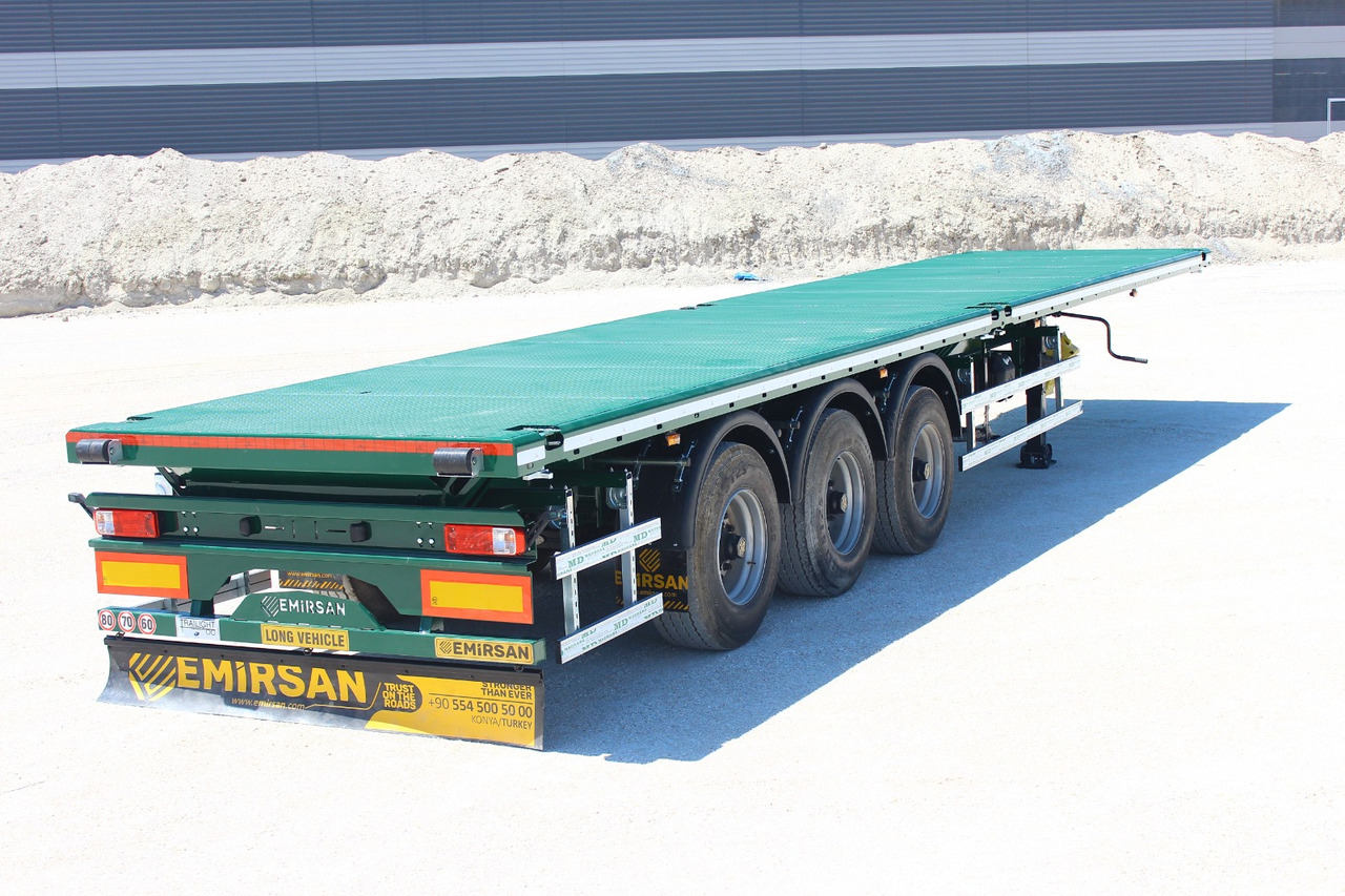 EMIRSAN Immediate Delivery From Stock 13.60 METER FLATBED - Бордово полуремарке/ Платформа: снимка 4 EMIRSAN Immediate Delivery From Stock 13.60 METER FLATBED - Бордово полуремарке/ Платформа: снимка 4