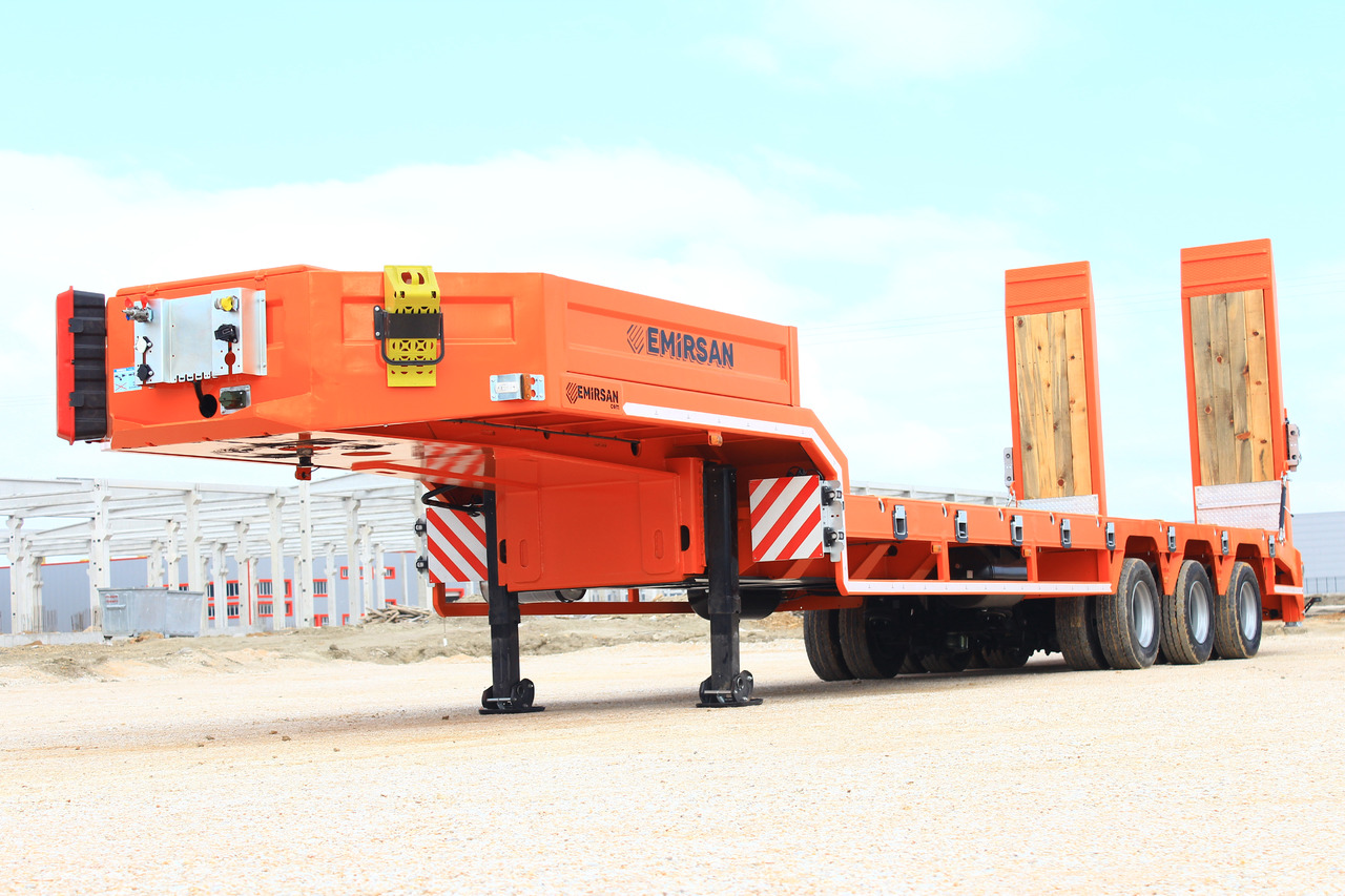 EMIRSAN Immediate Delivery From Stock - 3 Axle 60 Tons Capacity Lowbed - Нискорамна площадка полуремарке: снимка 1 EMIRSAN Immediate Delivery From Stock - 3 Axle 60 Tons Capacity Lowbed - Нискорамна площадка полуремарке: снимка 1