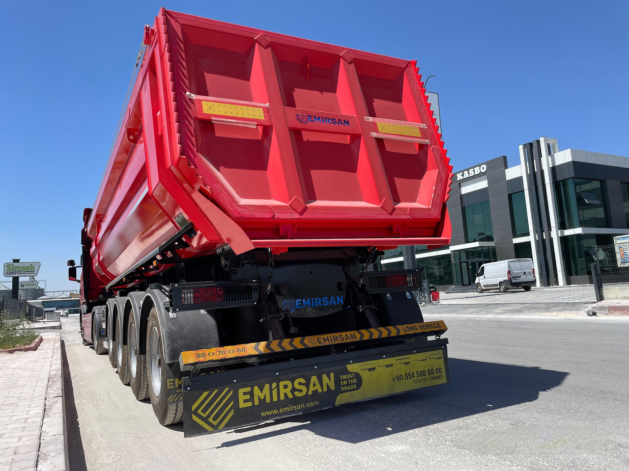 EMIRSAN SELF-STEERING, 4 AXLE U TYPE TIPPER - Самосвал полуремарке: снимка 2 EMIRSAN SELF-STEERING, 4 AXLE U TYPE TIPPER - Самосвал полуремарке: снимка 2