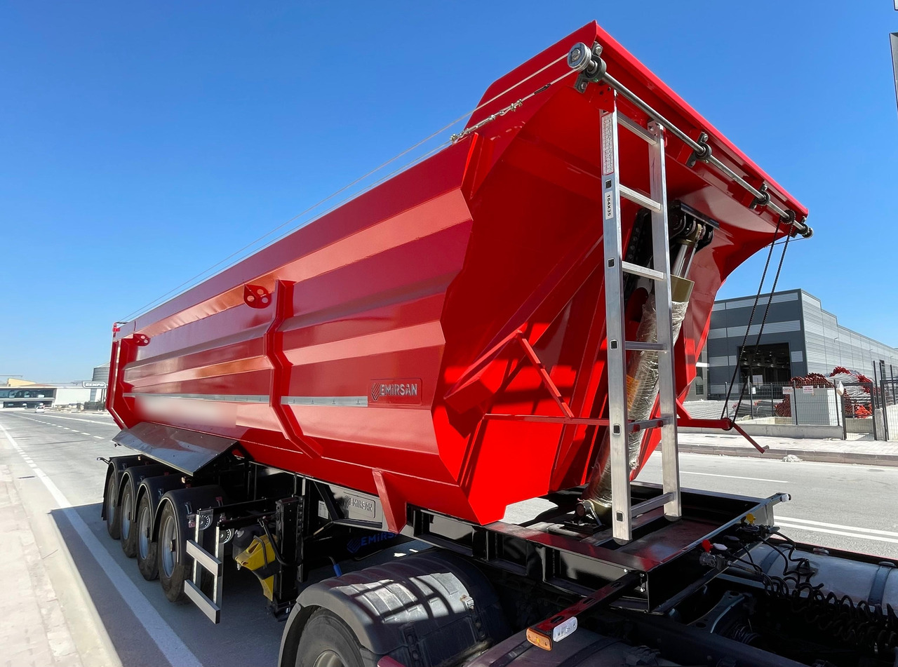 EMIRSAN SELF-STEERING, 4 AXLE U TYPE TIPPER - Самосвал полуремарке: снимка 1 EMIRSAN SELF-STEERING, 4 AXLE U TYPE TIPPER - Самосвал полуремарке: снимка 1