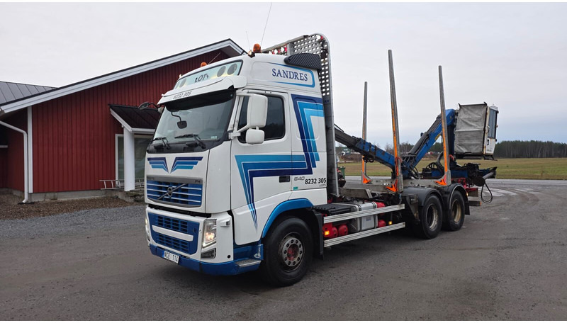 Volvo FH540 - Камион за дърва, Камион с кран: снимка 1 Volvo FH540 - Камион за дърва, Камион с кран: снимка 1