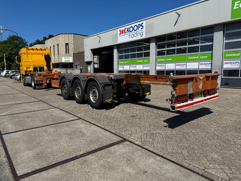 Broshuis MFCC container chassis Multi functioneel 2x 20 1x 30 1x 40 1x 45 saf assen uitschuifbaar tot 14,40 - Шаси полуремарке: снимка 2 Broshuis MFCC container chassis Multi functioneel 2x 20 1x 30 1x 40 1x 45 saf assen uitschuifbaar tot 14,40 - Шаси полуремарке: снимка 2