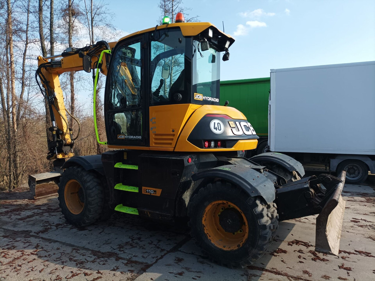 JCB HD110WT T4 - Колесен багер: снимка 1 JCB HD110WT T4 - Колесен багер: снимка 1