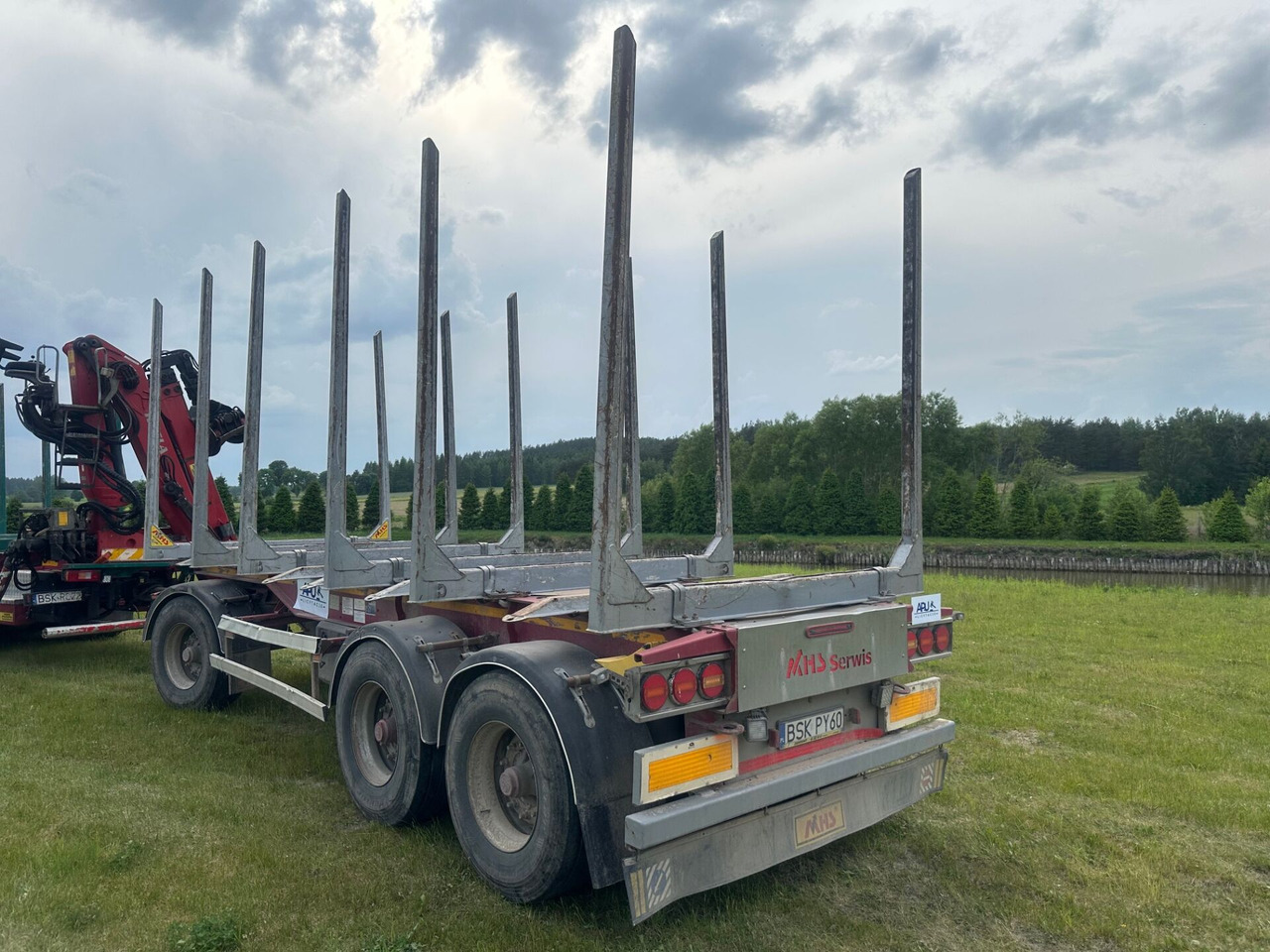 MHS przyczepa do przewozu drewna - Ремарке за дърва: снимка 2 MHS przyczepa do przewozu drewna - Ремарке за дърва: снимка 2