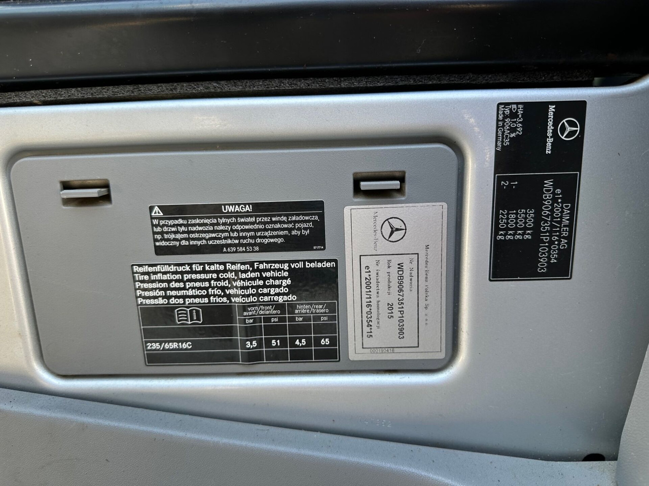 Meredes-Benz Sprinter 319 Bluetec 9 osobowy - Пътнически бус: снимка 3 Meredes-Benz Sprinter 319 Bluetec 9 osobowy - Пътнически бус: снимка 3