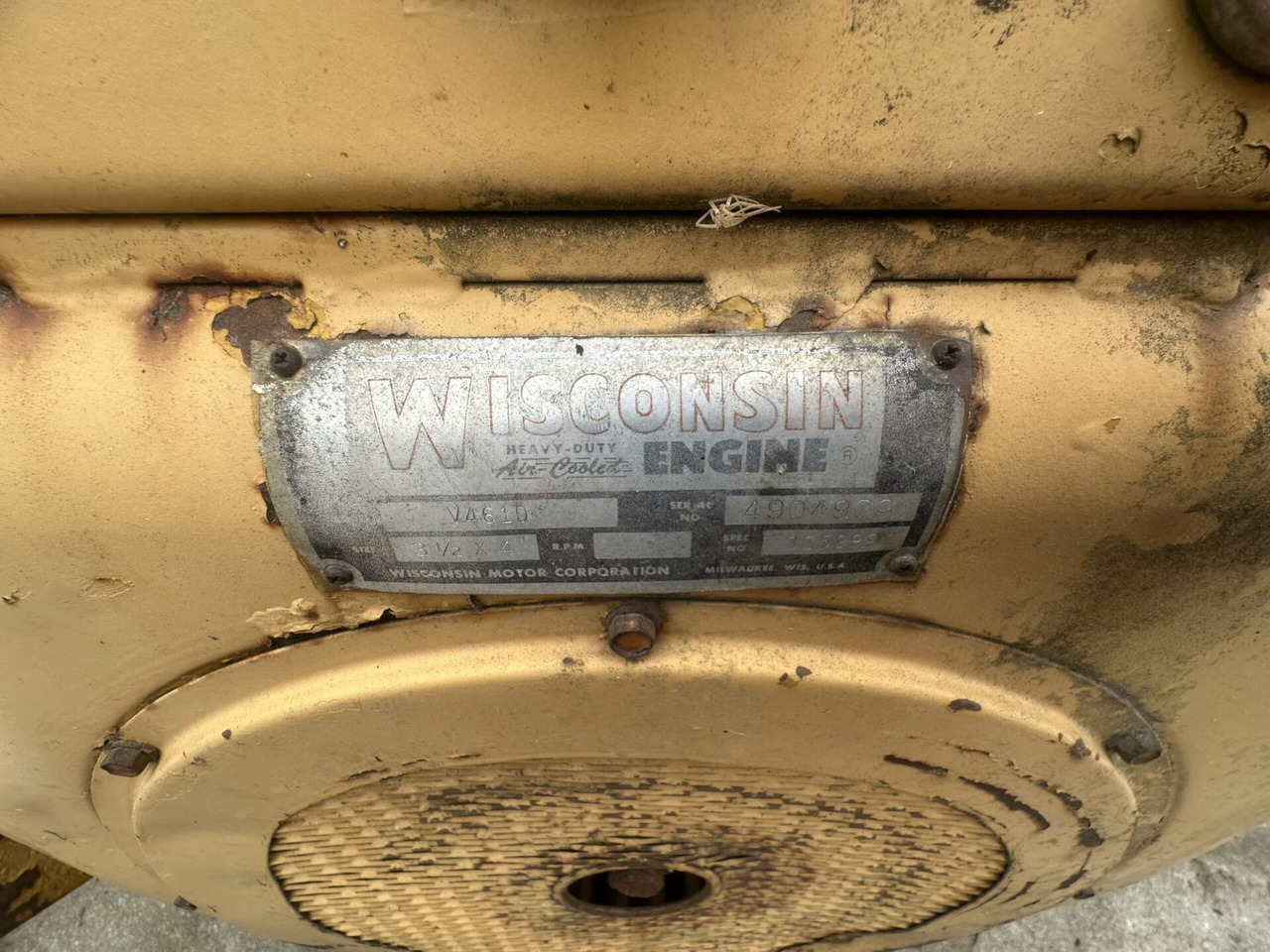 WISCONSIN ENGINE V461D poboczarka - Скрепер: снимка 3 WISCONSIN ENGINE V461D poboczarka - Скрепер: снимка 3
