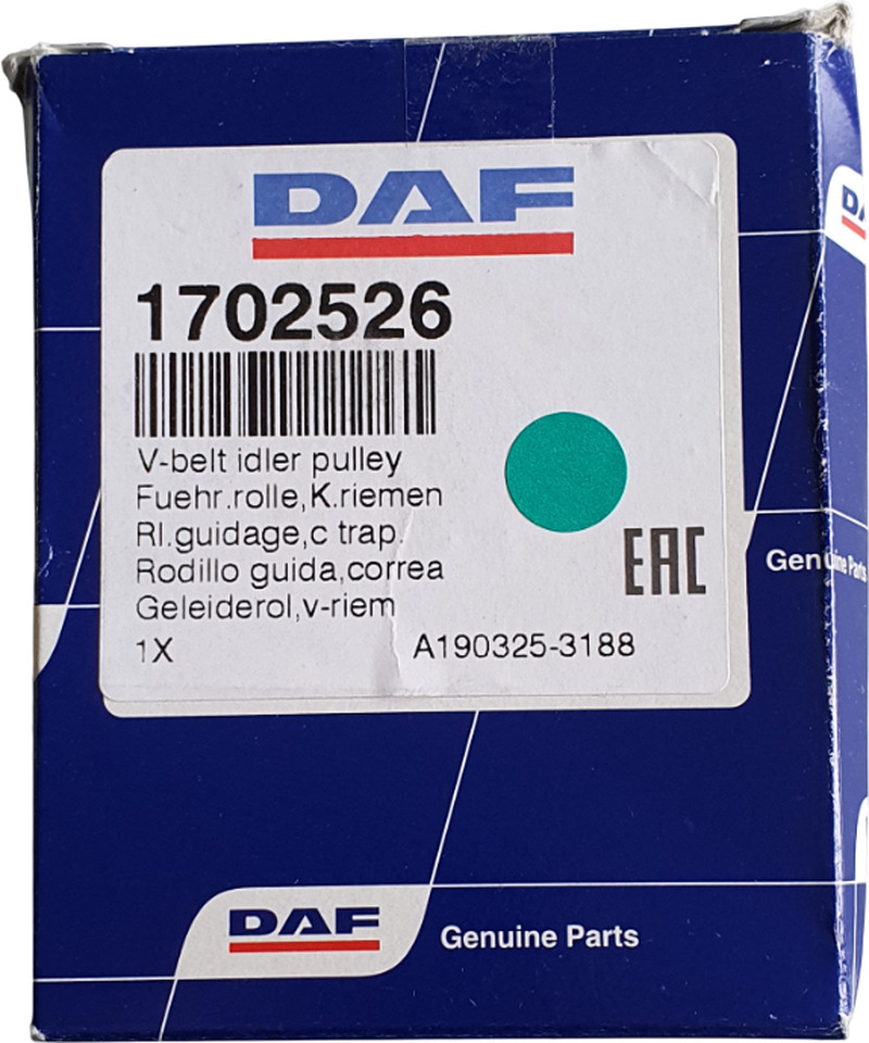 DAF SPANROL MET POLY-V RIEMSET 8-RIB (8PK) | 1706837 - Ремъчен обтегач за Камион: снимка 3 DAF SPANROL MET POLY-V RIEMSET 8-RIB (8PK) | 1706837 - Ремъчен обтегач за Камион: снимка 3